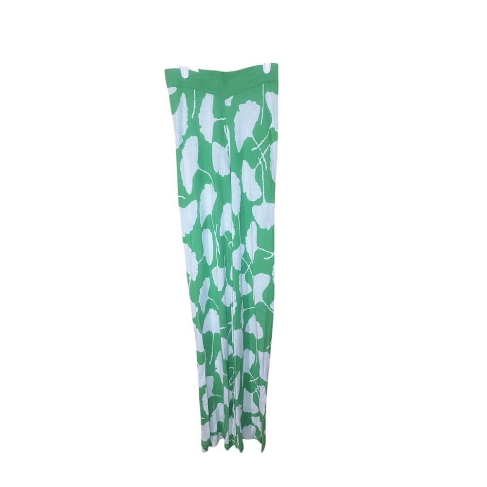 Diane Von Furstenberg for Target Green Ginkgo High Waist Knit Pants Size XXS NWT